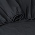 Mega Queen Size Bed Sheets Set | 100% Egyptian Cotton | 500TC | Charcoal | 50 cm Deep For Cheap