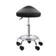 2-Pack Saddle Salon Stools | Black Hydraulic Lift Fashion