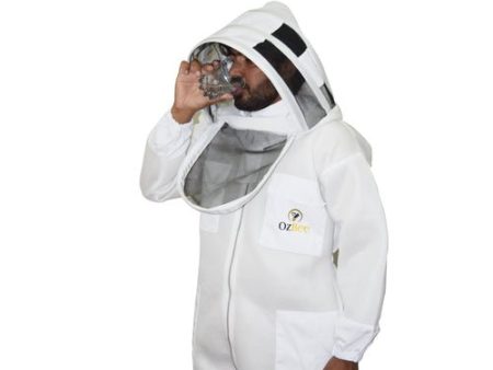 Beekeeping Bee Suit 2 Layer Mesh Hood Style Light Weight & Ultra Cool- M on Sale