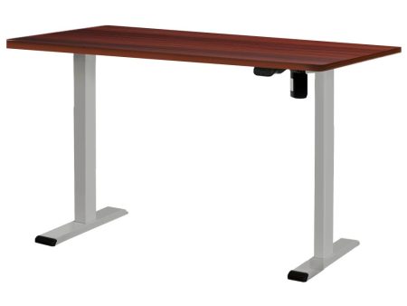 Electric Standing Desk | 140cm | Grey Walnut | Motorised Sit Stand Table Online now