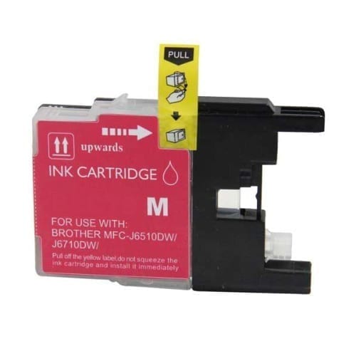 Compatible Premium Ink Cartridges LC40 LC71 LC73 LC75M Magenta  Inkjet Cartridge - for use in Brother Printers Discount