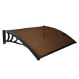 Window Awning Canopy | Outdoor | UV Patio | Rain Cover | Tawny | 1M X 1.2M Online now