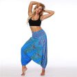 Hippie Boho Loose Yoga Harem Pants | Blue Love Design | One Size Online Hot Sale