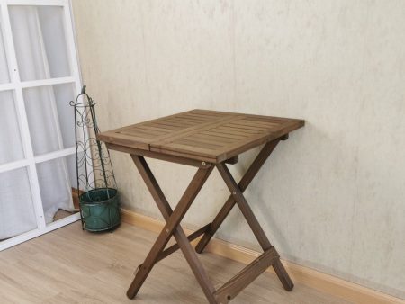 SquareTable Folding Bistro Set | Solid Fir Wood Garden Table Sale