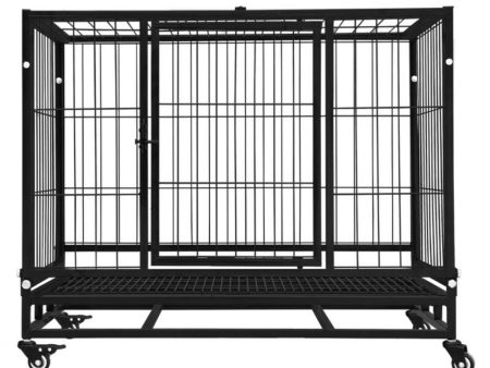 Dog Cage | 46  (with wheels) For Sale