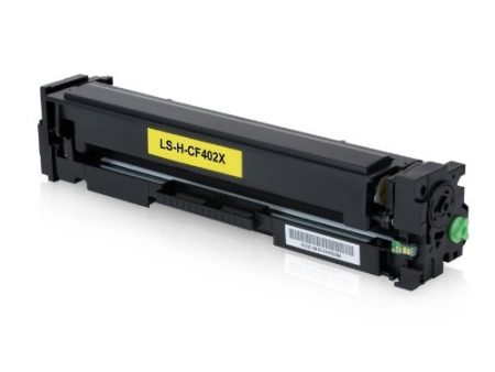 Compatible Premium Toner Cartridges 201X  High Yield Yellow Toner (CF402X) - for use in HP Printers For Cheap