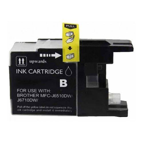 Compatible Premium Ink Cartridges LC77BK  Black Cartridge  - for use in Brother Printers Hot on Sale