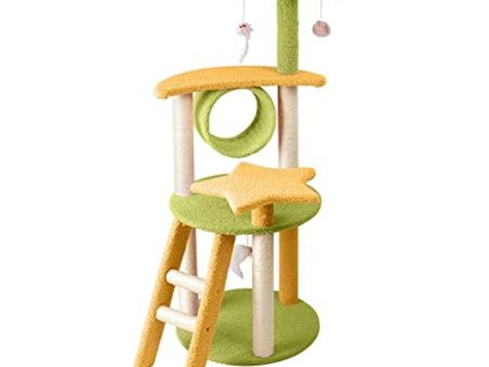 Galaxy Plush Cat Condo | 101cm | Yellow Green | FI-CT-147-MM Online