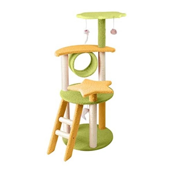 Galaxy Plush Cat Condo | 101cm | Yellow Green | FI-CT-147-MM Online