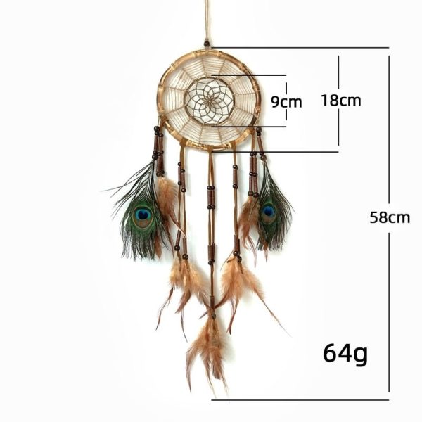 Handmade Bamboo Feathered Dream Catcher | 2 Variations Online now