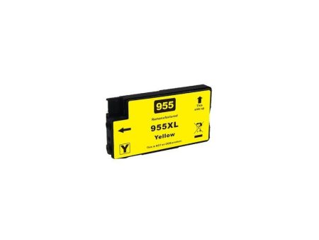 Compatible Premium Ink Cartridges 955XL  Yellow Hi Capacity Ink Cartridge - for use in HP Printers on Sale