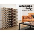 Wine Rack | 120 Bottle | Timber | Wall Organizer Online Hot Sale