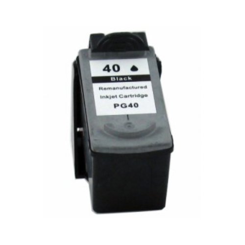 Compatible Premium Ink Cartridges PG40 Remanufactured Black Cartridge - for use in Canon Printers on Sale