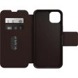 OTTERBOX Apple iPhone 14 Plus Strada Series Case - Espresso (Brown) (77-88554), Wireless Charge Compatible, Credit Card Storage Discount