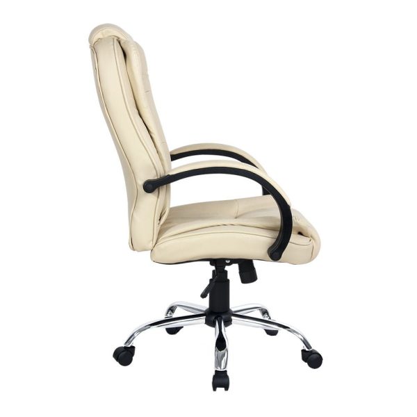 Gaming Computer Chair | Executive PU Leather Seat | Office Chair | Beige on Sale