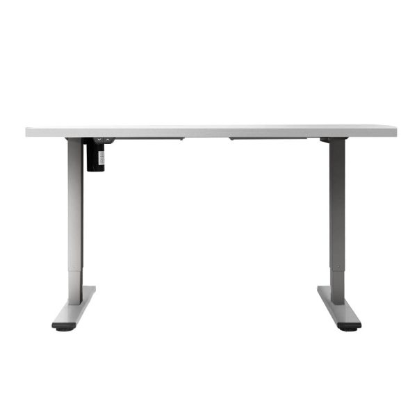 Adjustable Electric Sit-Stand Desk | Grey White Fashion