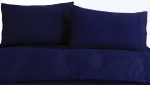 Super King Quilt Cover Set | 100% Egyptian Cotton | 500TC | Navy Blue Online now