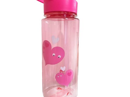 Flip Straw Water Bottle - Pink Supply