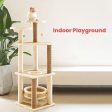 5 Layer Cat Condo Cat Tree | 120cm Beige Sale