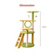 Galaxy Plush Cat Condo | 101cm | Yellow Green | FI-CT-147-MM Online