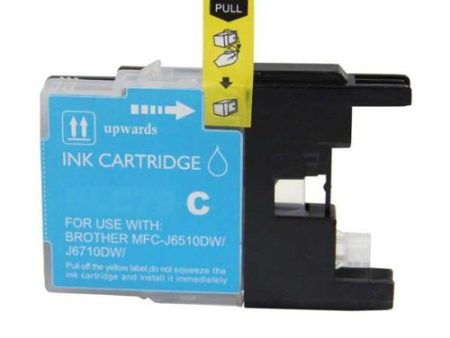 Compatible Premium Ink Cartridges LC77XLC High Capacity  Cyan Cartridge  - for use in Brother Printers Hot on Sale