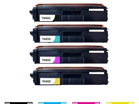 Compatible Premium 12-Pack Brother TN443 Compatible Toner Combo [3BK,3C,3M,3Y] - for use in Brother Printers Sale