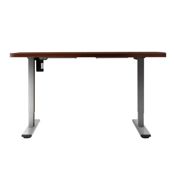 Adjustable Electric Sit-Stand Desk | Grey Walnut Online