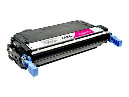 Compatible Premium Toner Cartridges Q5953A   643A Magenta Remanufacturer Toner Cartridge - for use in Canon and HP Printers Supply