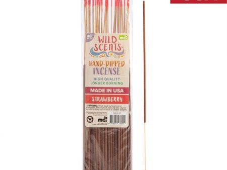 Wild Scents Strawberry Incense (40 pcs) Online now