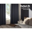 2-Pack Charcoal Blockout Curtains | 180x213cm Eyelet Online