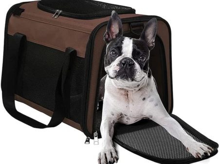 Portable Pet Carrier | M Size | Brown Cheap