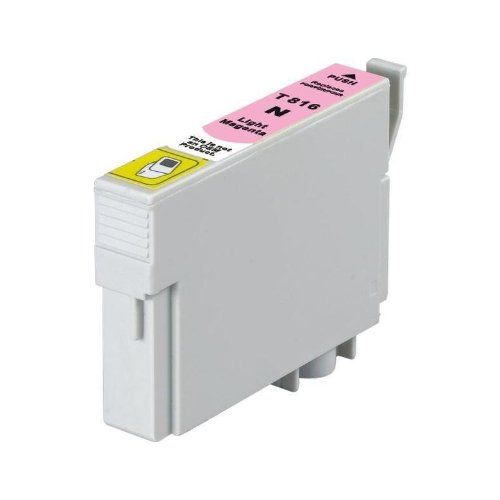 Compatible Premium Ink Cartridges T0816N Light Magenta  Inkjet Cartridge - for use in Epson Printers For Cheap