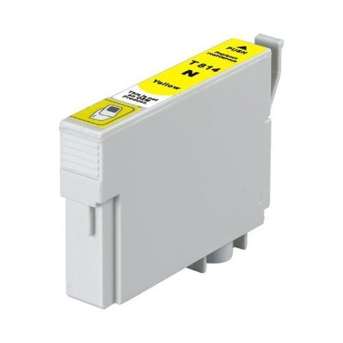 Compatible Premium Ink Cartridges T0814N Yellow  Inkjet Cartridge - for use in Epson Printers Online Sale