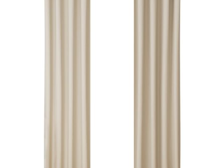 Blackout Curtains | 2 Pack | 140x230cm | Eyelet | Beige Online