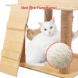 130cm Wooden Cat Tree | Beige Cheap