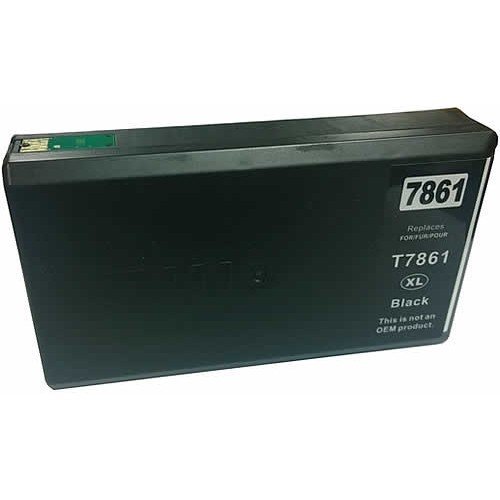 Compatible Premium Ink Cartridges T7861XL High Yield Black  Inkjet Cartridge - for use in Epson Printers Supply