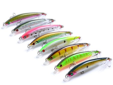 8x Popper Minnow 11.2cm Fishing Lure Lures Surface Tackle Fresh Saltwater Hot on Sale