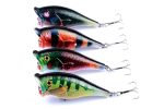 4X 6.5cm Popper Poppers Fishing Lure Lures Surface Tackle Fresh Saltwater Online