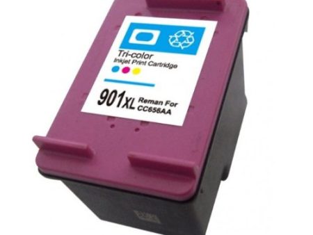 Compatible Premium Ink Cartridges HP901XLC High Yield 3C Remanufactured Inkjet Cartridge - for use in HP Printers Supply