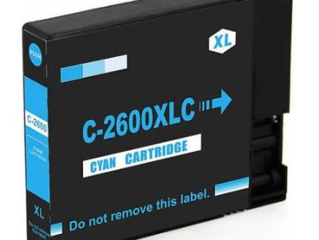 Compatible Premium Ink Cartridges PGI2600XLC  XL Cyan Ink - for use in Canon Printers For Discount