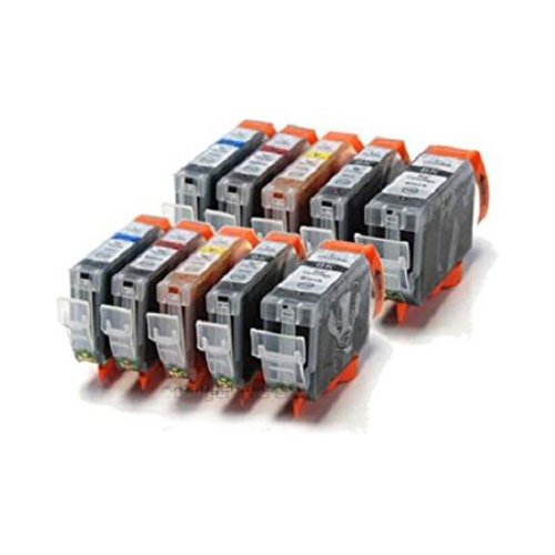 Compatible Premium Ink Cartridges CLI526  Bundle - 10 Cartridges **save!** - for use in Canon Printers Hot on Sale