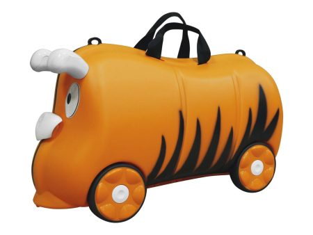 Travel Cabin Luggage | Kids Children | 18L | Trolley Ride On Wheels | Orange For Cheap