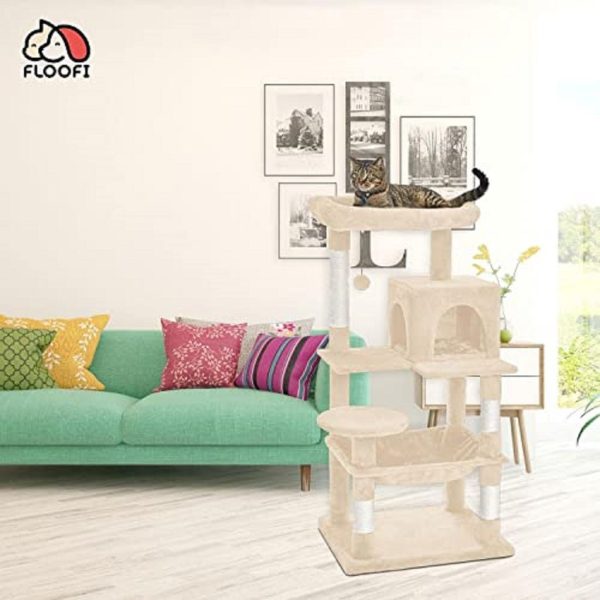 118cm Plush Cat Tree Condo Online