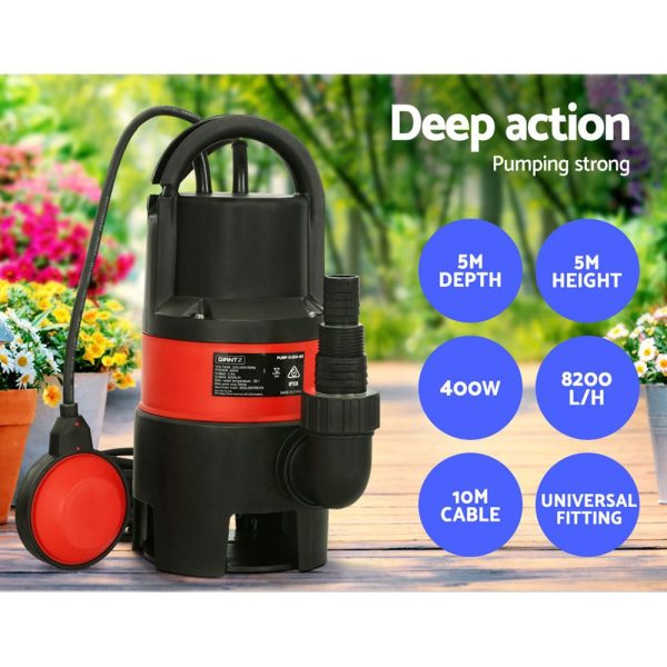 Dirty Submersible Water Pump | 400W | Sump | Swim Pool | Flooding Pond Clean Online now