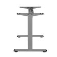 Sit Stand Motorized Height Adjustable Desk Frame | Grey | Standing Desk Online Sale