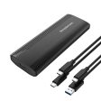 Simplecom SE504v2 NVMe   SATA Dual Protocol M.2 SSD USB-C Enclosure Tool-Free USB 3.2 Gen 2 10Gbps Cheap