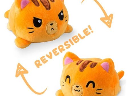 Reversible Plushie - Orange Tabby Cat For Cheap