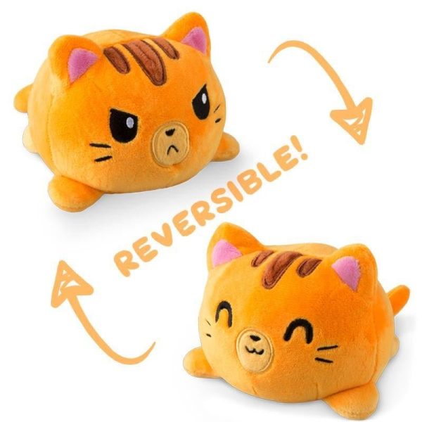 Reversible Plushie - Orange Tabby Cat For Cheap