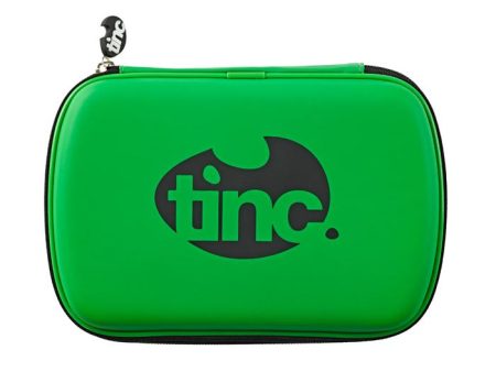 Hard Top Pencil Case | Green with Black Zip | Two-Colour For Discount