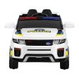 Ride On Car | Electric Patrol Police Toy | Remote Control 12V | White Online now